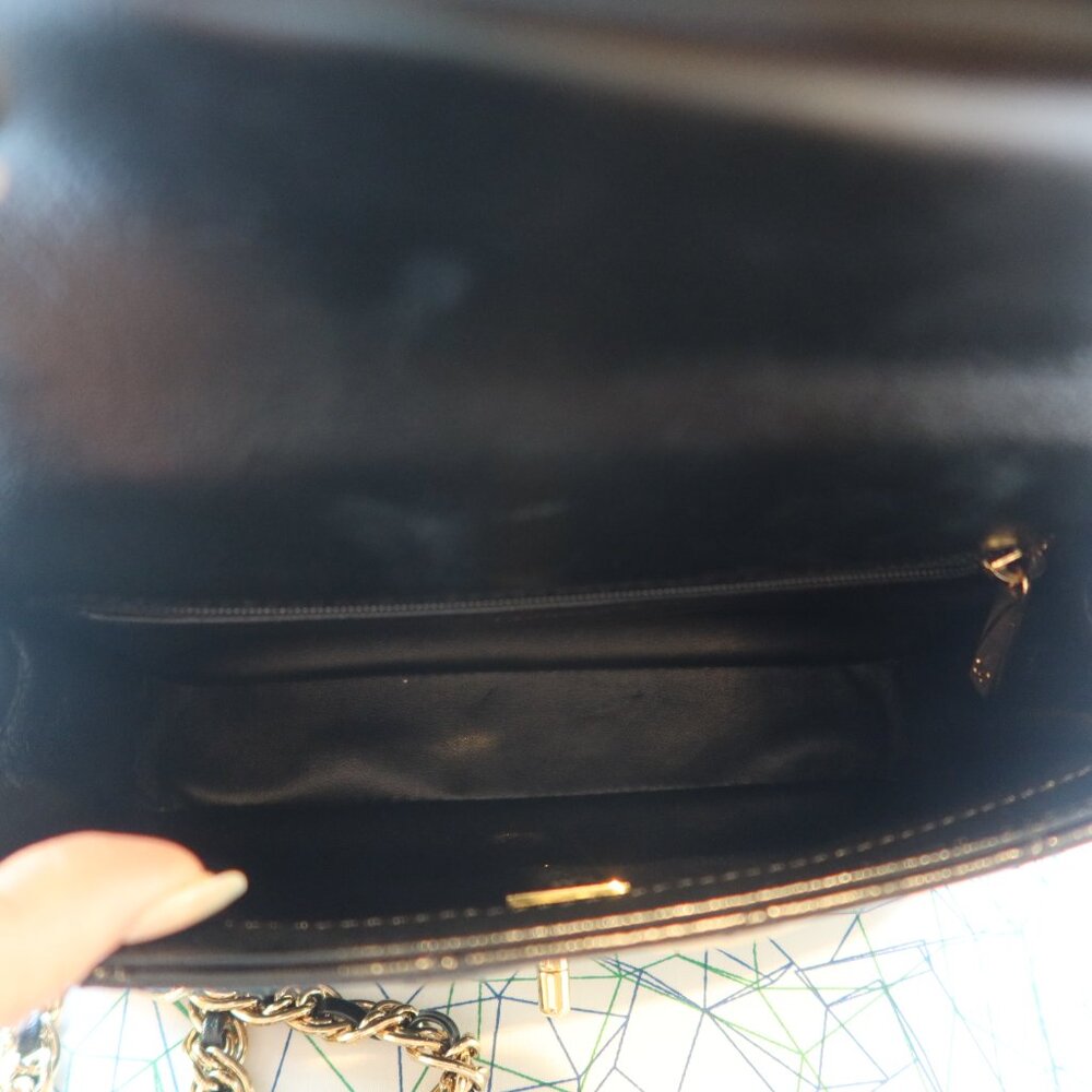 Chanel waxed lambskin mini handle classic flap bag - Picture 7 of 14